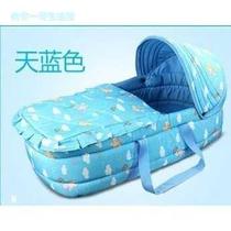 Newborn baby basket portable basket portable out baby basket sleeping basket car blue baby basket basket