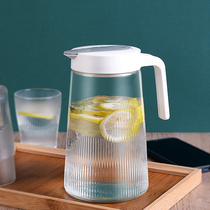 Cool kettle Home glass kettle juice jug ins heat resistant cold water jug large capacity tea maker cool water cup suit