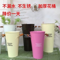 Dried flowers flowers flower arrangements buckets pastoral home accessories flower buckets flower pots flower pots florists flowers tin buckets wake-up buckets