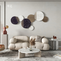 Light luxury metal wall decoration wrought iron wall decoration pendant sofa background Three-dimensional hanging decoration creative soft wall decoration wall wall hanging