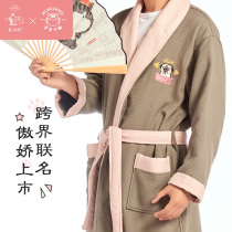 The third towel factory Wuhuang Wanmao joint adult children cotton men and women couples absorbent bathrobes Yukata nightgown