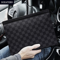 Mens hand held bag genuine leather Chessboard G 2021 New Hand Briefcase Packs Letter Enveloping Handbags Luxury Brands