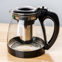 1000 2000ML teapot glass high temperature resistant bubble teapot single pot large capacity tea set flower teapot kettle set