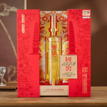 中国酒 国窖1573 濃香型白酒 375ml 52度 グラス付き 泸州老窖白酒报价_参数_图片_视频_怎么样_问答-苏宁易购