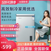 Rongshida first-class energy-saving small freezer Small freezer Household commercial freezer large capacity dual-use mini