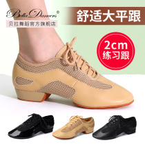 Professional Latin Dance Teacher Shoes Female Adults Summer Body Training Shoes Soft Bottom Breathable Ballroom Dance Shoes