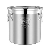 Rice bucket insect-proof seal 304 stainless steel thickened household 50 kg rice cylinder Flour bucket rice storage device