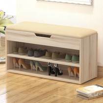 Shoe stool at the door 2021 new shoe stool small size narrow new Chinese household extremely narrow dustproof shoe cabinet wood