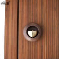 Mu Zuo Fangsheng Japanese wind bell door bell suction door type pure copper bell bell dopamine refrigerator stickers hanging ornaments