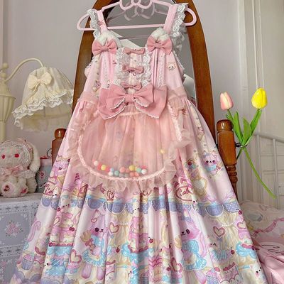 taobao agent Genuine design cute summer slip dress, Lolita style, Lolita Jsk