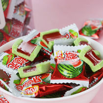 Little bald head jelly Watermelon Fruity bubblegum fudge chewing gum Childrens snack snack gift
