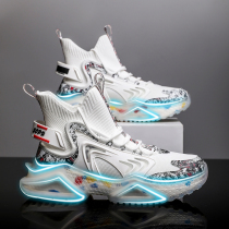 aj mens shoes Air Force One High Putian Basketball Socks 2021 Autumn Breathable Leisure Sneakers Li Ning Su