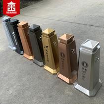 Hotel traffic Street road bucket anti-i light cone Stainless steel isolation metal yard cone Roadblock Ice cream cone warning