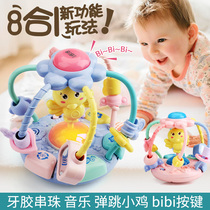 Newborn baby toy hand bell one year old baby grasp 0-1 boys and girls puzzle early education 6 months 12 can bite