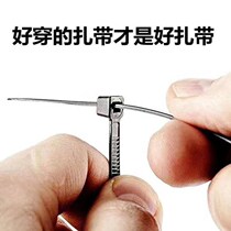 Nylon cable tie buckle self-locking large small medium plastic cable tie strap strangled dog strong buckle