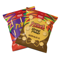 Mr. Beaver barbecue sweet spicy shrimp shrimp slices Net red snacks snack food open bag ready-to-eat snacks