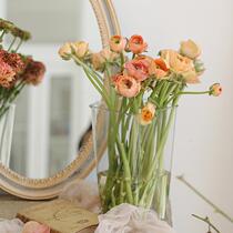 Wake-up flower bucket household acrylic wake-up flower bucket decorative plastic supplies flower arrangement light luxury flower bubble flower transparent window