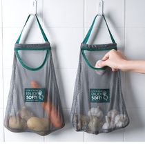 Hanging garlic hanging bag mesh bag kitchen ginger onion fruit and vegetable garlic storage bag multifunctional hollow handbag