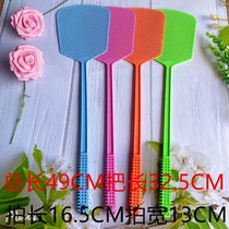 Summer thickened plastic fly swatter mosquitoes home durable mesh long handle manual fly swatter mosquito Pat