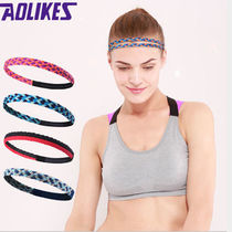 Sports yoga Running hair with female gym head with sweat-and-sweat anti-slip braided hair with sweat-proof headgear Sweat Resistance Perspiration