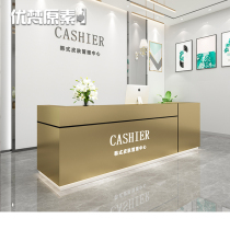 Cash register simple modern sales department bar commercial creative training institution reception desk light luxury gym front desk