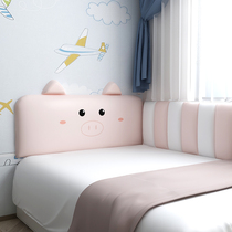 Boys and girls tatami bedside soft bag childrens room thick back cushion anti-collision wall wall sticker cartoon custom self-adhesive