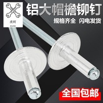 New product 304 stainless steel pumping core rivet large head pull rivet large flat head pull rivet large cap along round head steel rivet