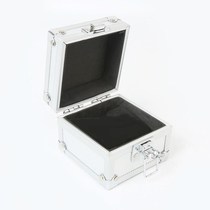 Small cube watch box aluminum watch box display box gift box jewelry box square cosmetic box