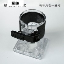 The trimming machine linear guide base plastic transparent parts woodworking engraving machine accessories backing protective cover power tools