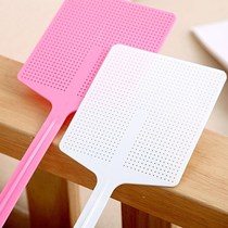 (Three packs)Large fly swatter plastic handle lengthened and thickened manually fight mosquitoes mosquito control durable and not rotten