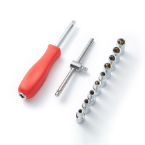 Auto repair Xiaofei square rod socket wrench booster Rod sliding bar T-wrench socket 1 4 short socket 4-14 socket