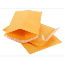 Yellow bubble bag yellow Kraft paper bubble envelope bag thickened bubble waterproof shock phone case mask jewelry Electric
