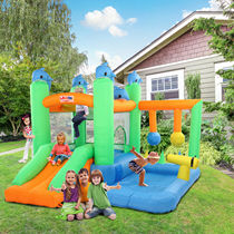 Inflatable Jumping Castle with Pool and Slide Childrens Cas