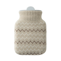 Hot Water Bottle With Knitted Cloth Cover Rubber High