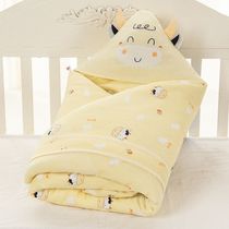 Baby huddle newborn bag Spring and Autumn Winter thickened cotton quilt newborn summer towel baby supplies