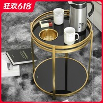  Xuegong Xiaocha glass stainless steel machine Light luxury special coffee table Modern Mahjong tea rack Simple chess and card room stainless steel