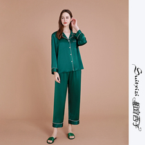 Yixi heavy 22 m silk pajamas female 100% mulberry silk long sleeve two-piece Silk Home clothing