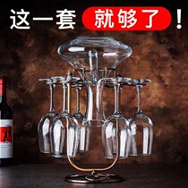 Creative one wine wine decanter cup holder hanging upside down goblet 6 sets of household wine rack ornaments