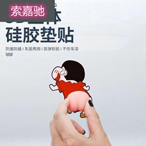 Soggia crayons small new ass toilet sticker doors crash-avoidance stickup cute fart Silicone anti-miso car stickup personality