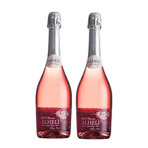 (Romantic Flower) Spanish original bottle imported red wine Moskato high-bubble sweet sparkling wine haa