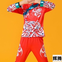 Chinese style cheerleading performance clothing children adult aerobics competitive competition clothing group gymnastics long sleeve pull team uniform