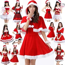 Christmas theme clothing female cute Net red clothes photo Santa Claus adult size clothing photography set