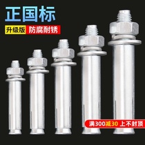 National standard galvanized expansion screw extended external expansion Bolt pull explosion screw expansion tube M6M8M10M12-M18