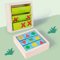 Tumbling color matching and playing with building blocks three-sided pattern desktop game boys and girls thinking training hands-on brain