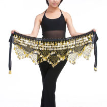Belly dance waist chain hip towel new Indian dance waist scarf performance costume beginner belt overweight Super ring waist seal