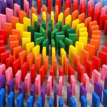 Color dominoes childrens mental brain toys for primary school boys and girls competition for adult building blocks