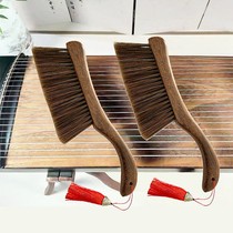 Kite brush soft wool exquisite solid wood guzheng dulcimer sweeping dust cleaning special brush not hair guitars drum brush music