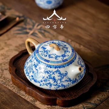 青花缠枝莲茶壶-青花缠枝莲茶壶促销价格、青花缠枝莲茶壶品牌- 淘宝