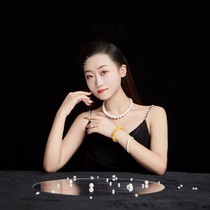 Xiangju new anchor crystal bracelet comfortable ring garnet and Tian jade jewelry necklace