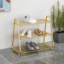 Simple Nordic shoe shelf simple door light luxury storage artifact household economical good-looking multi-layer dustproof shoe cabinet